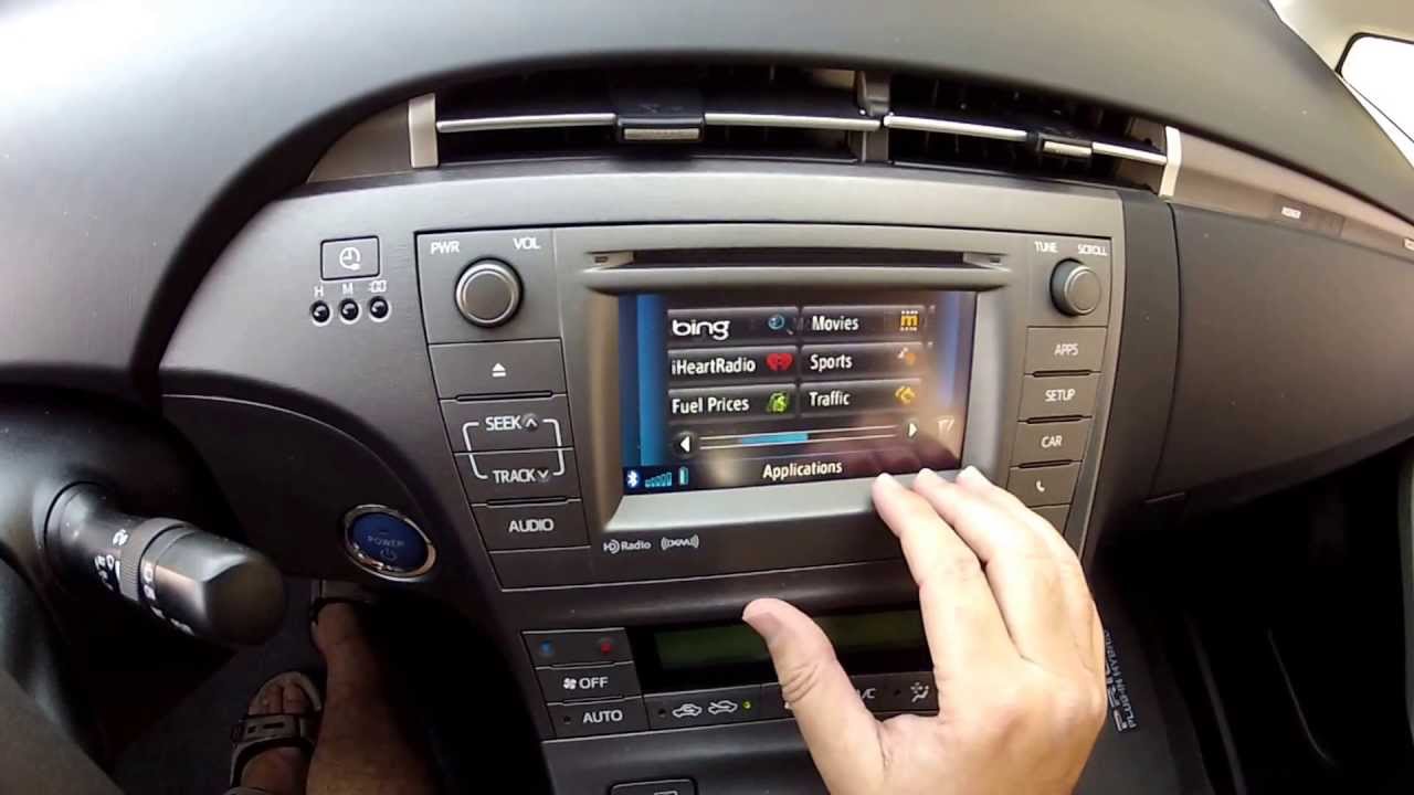 Leather Interior & Systems Tour 2012 Prius Premium Plug-in Hybrid Navigation & HOV Stickers