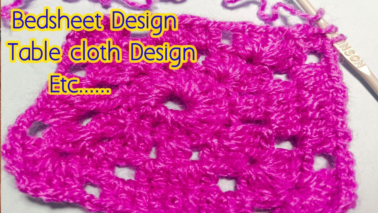 New Mithila Knitting Bedsheet Design|Unique Hand Knitted PatternBeautiful Design in Mithila Knitting