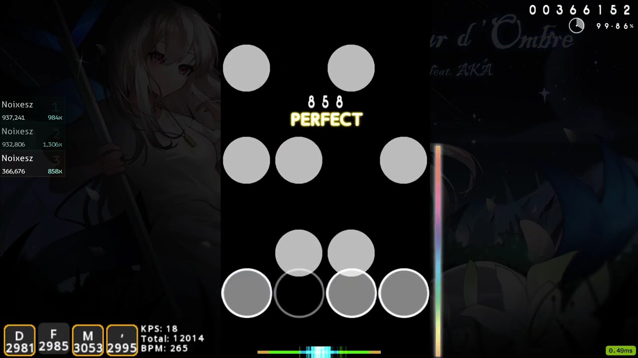 osu!mania - Kurokotei feat. AKA - Le Porteur d'Ombre 99.80% - 5.32*