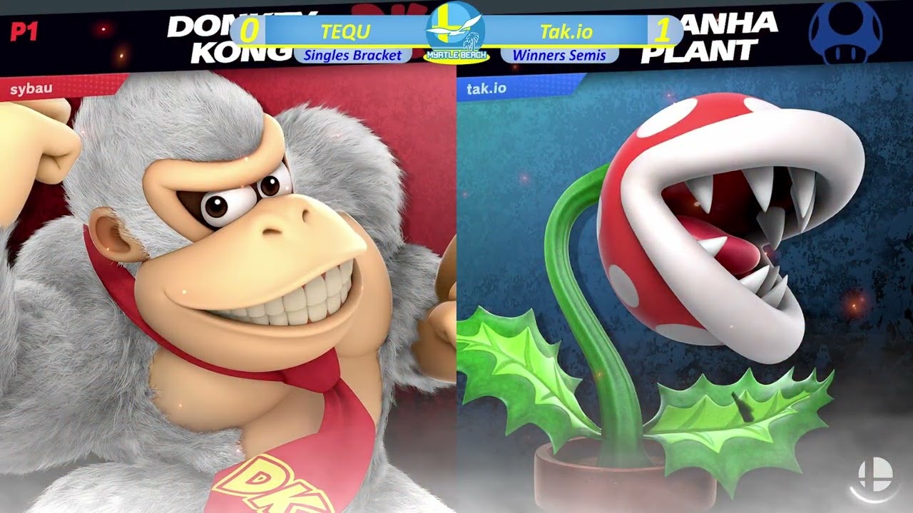 SocaSmash 169 Ultimate Singles: TEQU (Samus, Donkey Kong) vs Tak.io (Piranha Plant) Winners Semis
