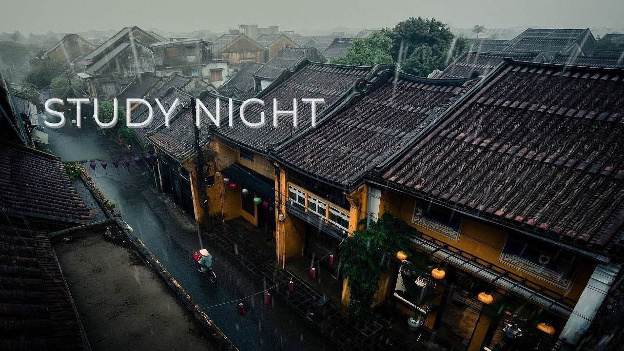 Rainy City Study 🌧️ | Night Ambience for Deep Focus