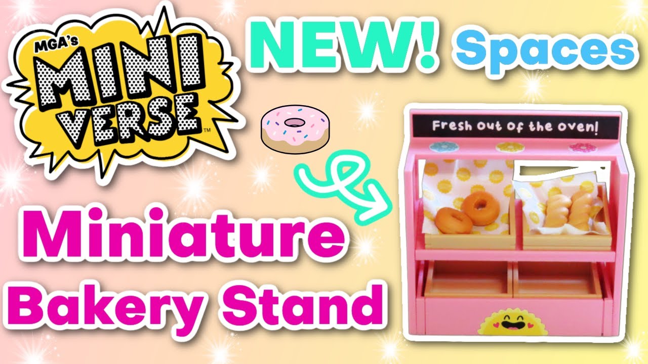 *NEW* Miniverse Spaces! Building a Miniature Bakery Stand 🍩