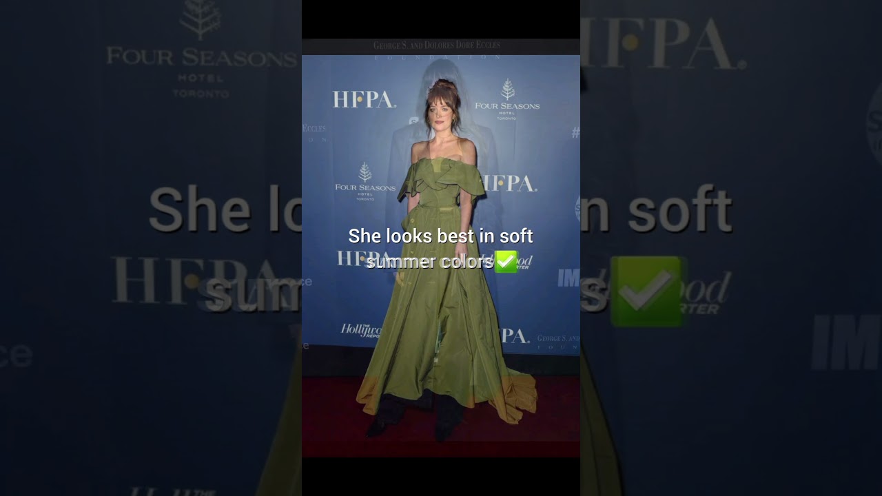 Dakota Johnson color analysis 