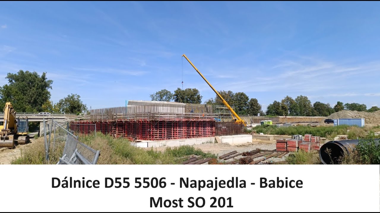 D55 5506 Napajedla–Babice, most SO 201 - ČERVENEC 2024