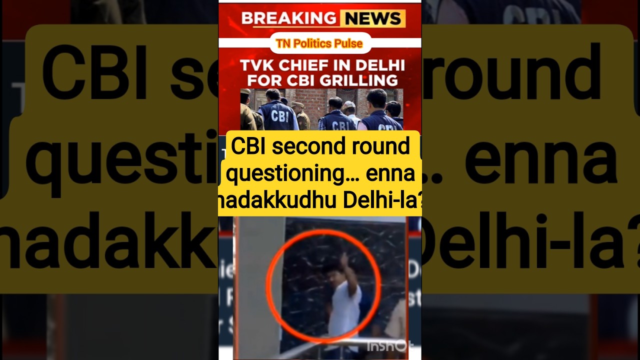 🔴 Breaking News | TVK Chief Vijay in Delhi | CBI Questioning Explained 