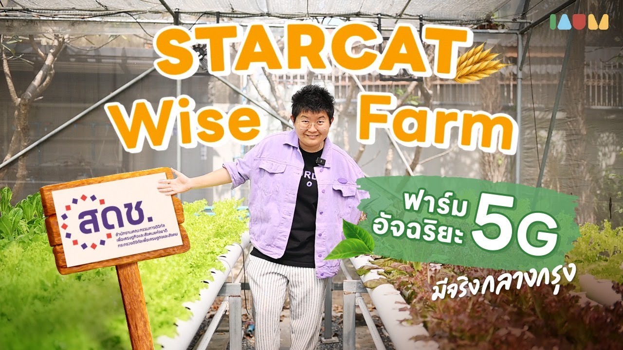 รีวิว Starcat Wise Farm ฟาร์มเกษตรอัจฉริยะ 5G ใจกลางกรุง ฝีมือคนไทย!