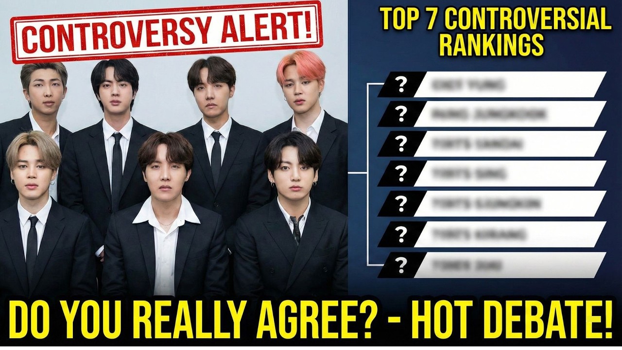 CONTROVERSY ALERT! The Top 7 Most Controversial BTS Member Rankings of the Year—Do You Really Agree?