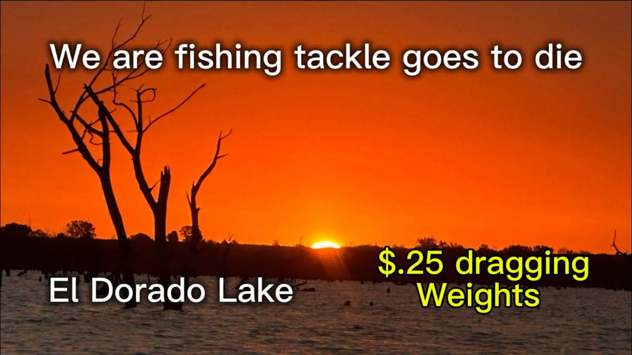 Stop Losing Gear at Eldorado Lake!   DIY $0.25 Catfish Dragging Weights 🎣