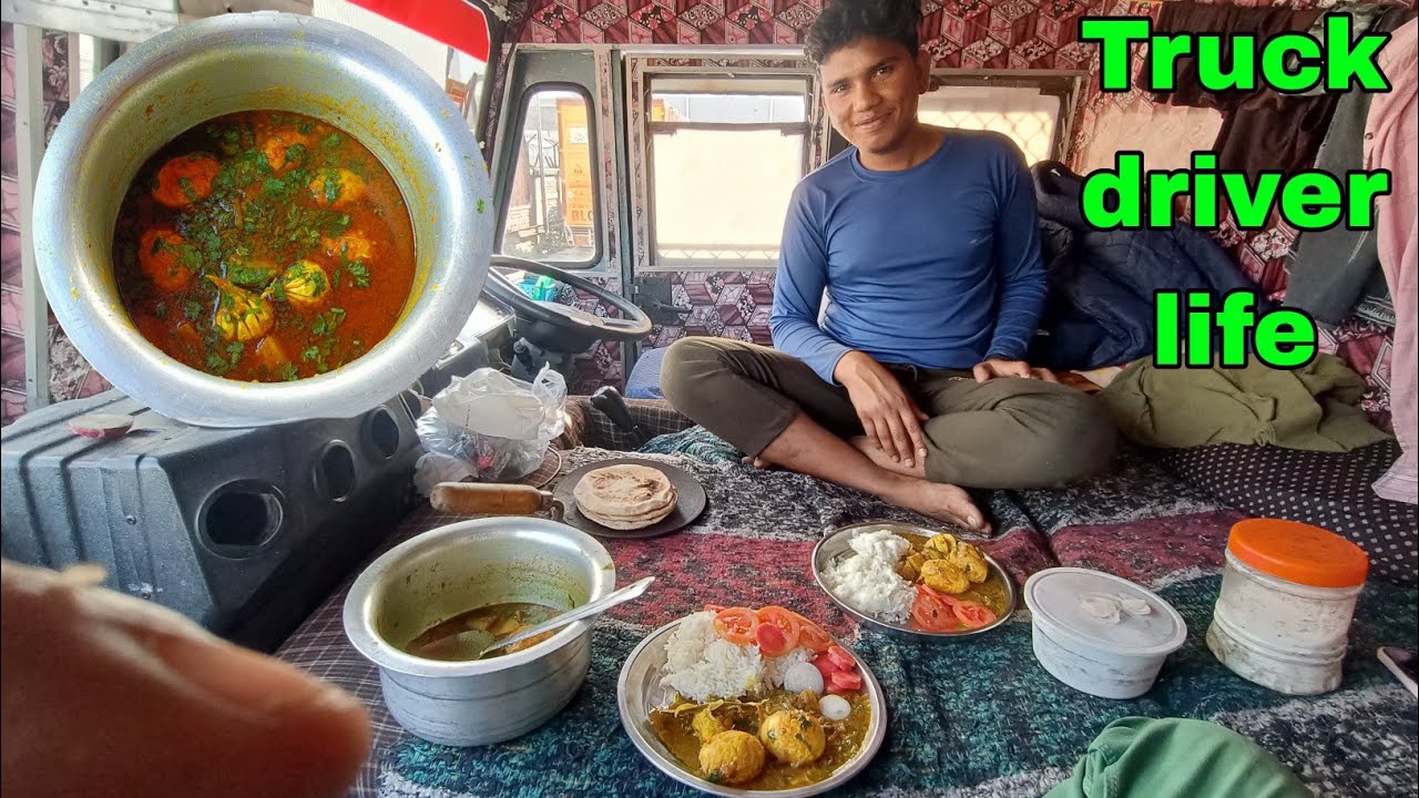 how to make anda curry || truck driver cooking