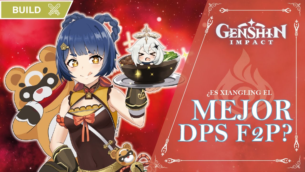 ¿ES XIANGLING EL MEJOR DPS F2P?: artefactos, armas y mecánicas | Genshin Impact | Gameplay Español