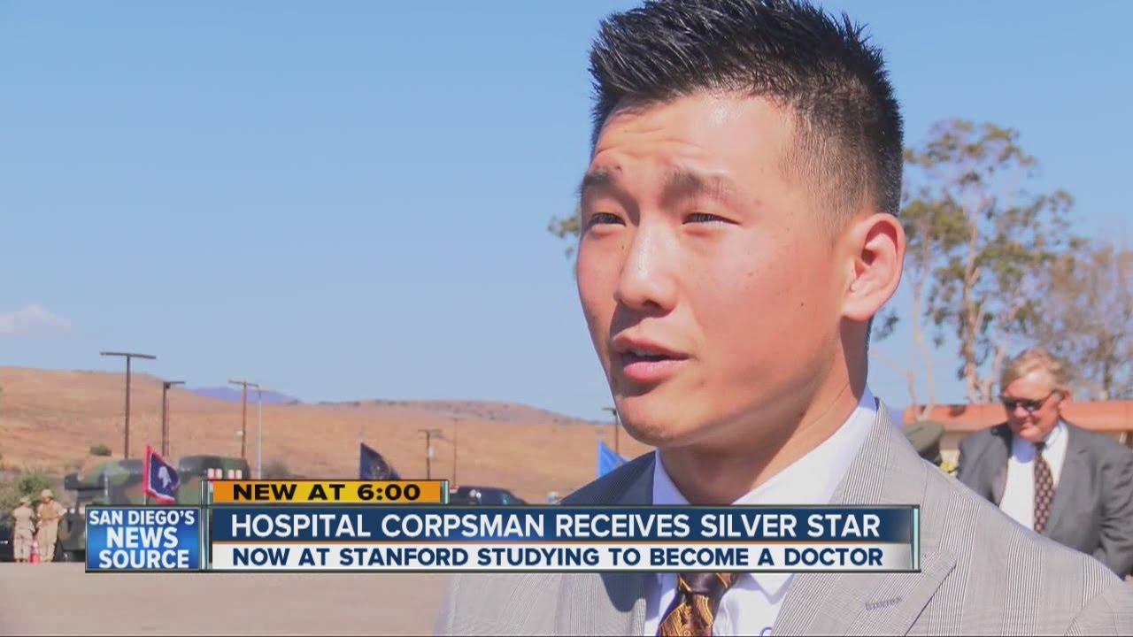 Navy hospital corpsman receives Silver Star at Camp Pendleton