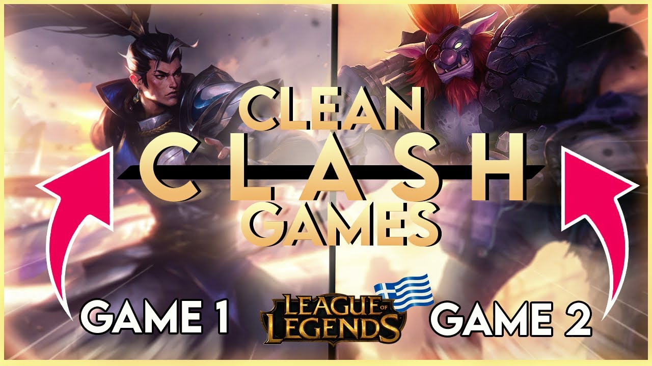 Τα Πιο CLEAN CLASH GAMES Που Έχουμε Παίξει! | League of Legends Clash Gameplay
