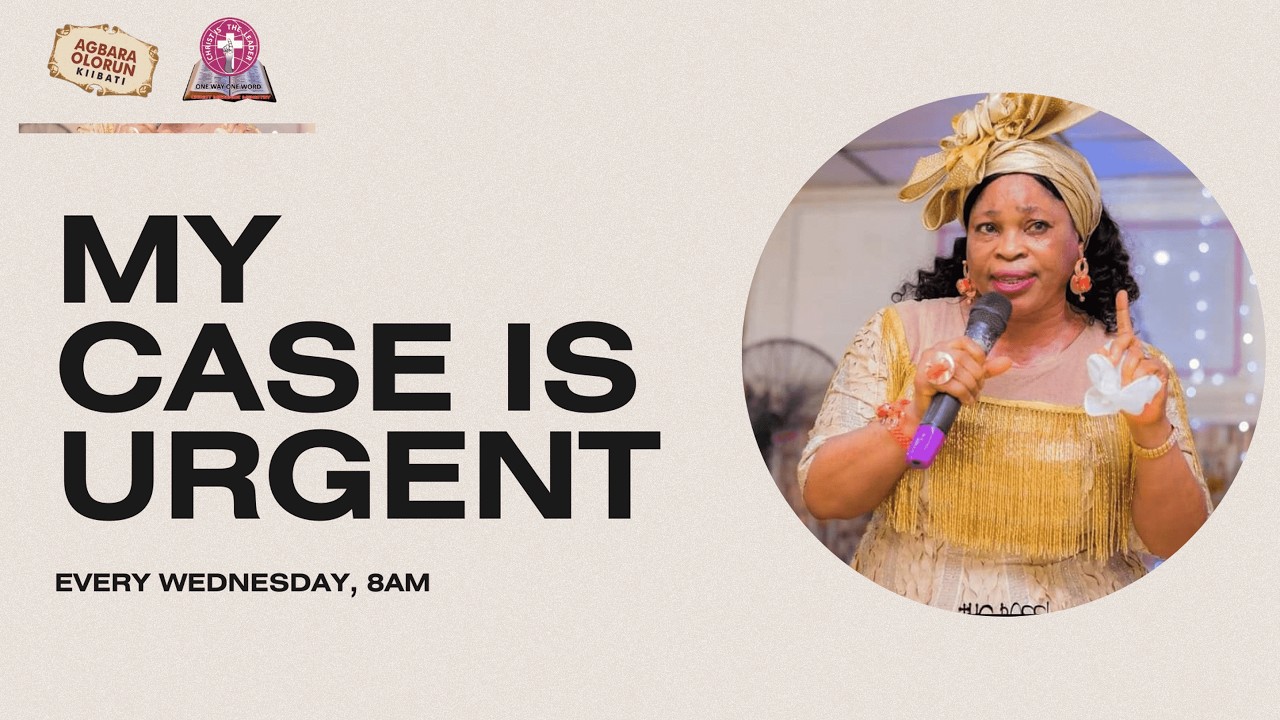 WEDNESDAY SERVICE || MY CASE IS URGENT || 18TH MARCH 2026