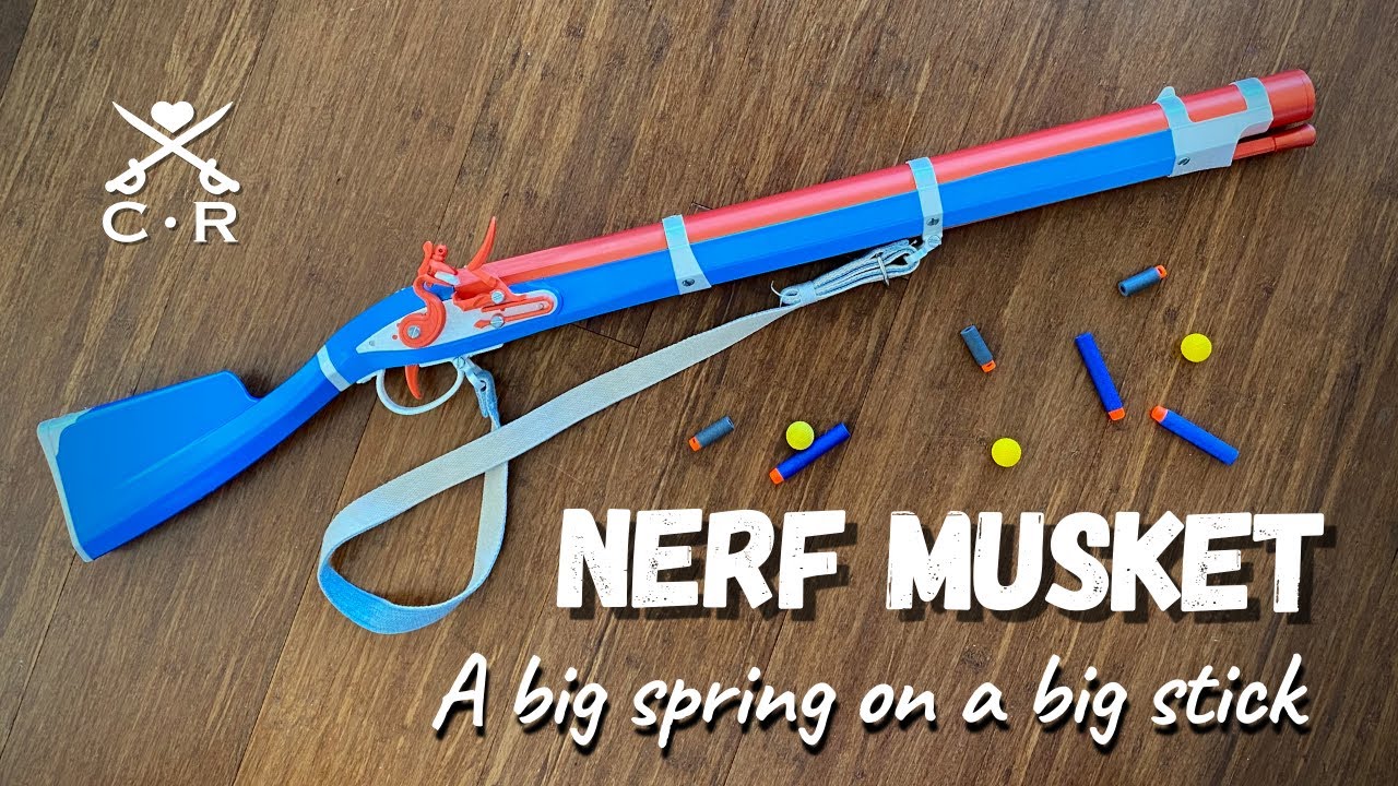 Nerf Musket V2-2: Bigger and better (K26 Spring)