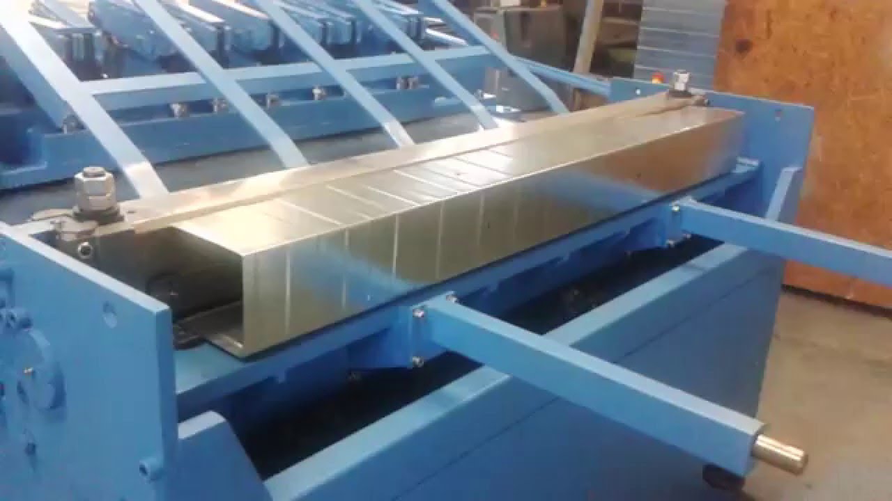 Linia do kanałów wentylacyjnych prostokątnych www.simmech.com.pl, duct line