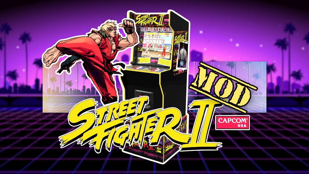 Arcade1up Street Fighter II Capcom Legacy - Control Panel & Riser Mod