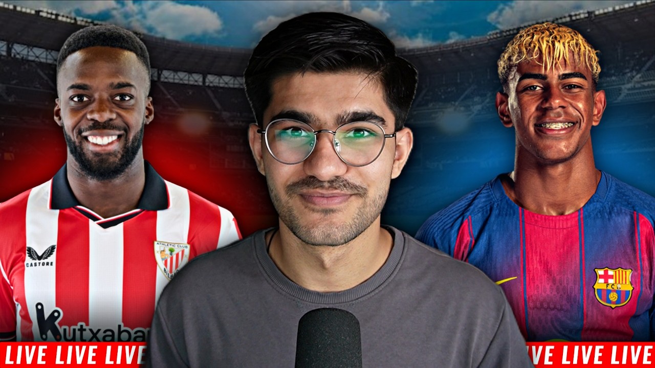 Athletic Bilbao vs Barcelona LA LIGA LIVE MATCH WATCHALONG