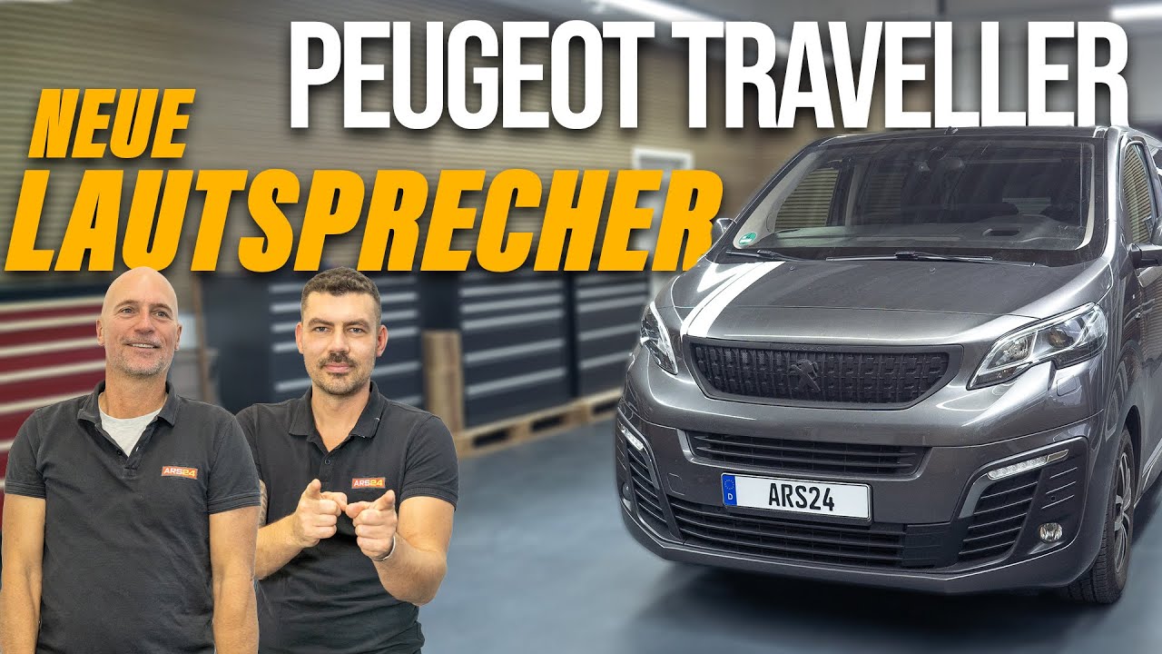 Peugeot Traveller Lautsprecher einbauen & Türdämmung | ProAce, Zafira Life, Ulysse