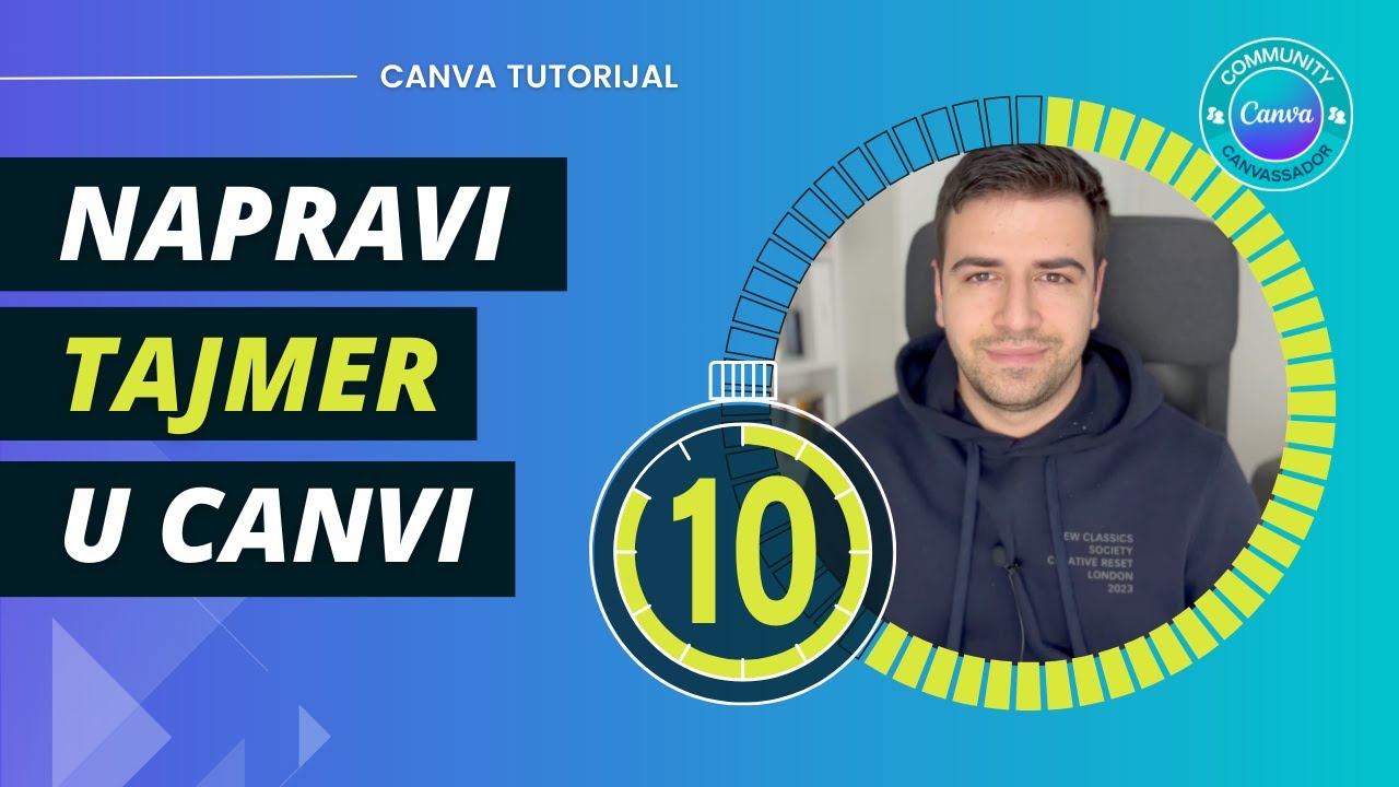 Kreiraj tajmer ⏰ (Countdown) / Canva Tutorijal / Miloš Brender