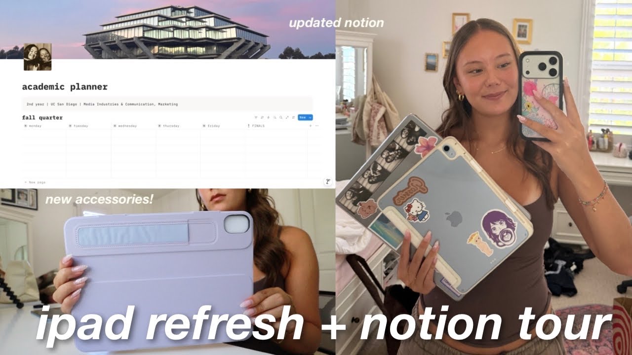 Обновление iPad к учёбе и ОБЗОР NOTION!! *актуально*