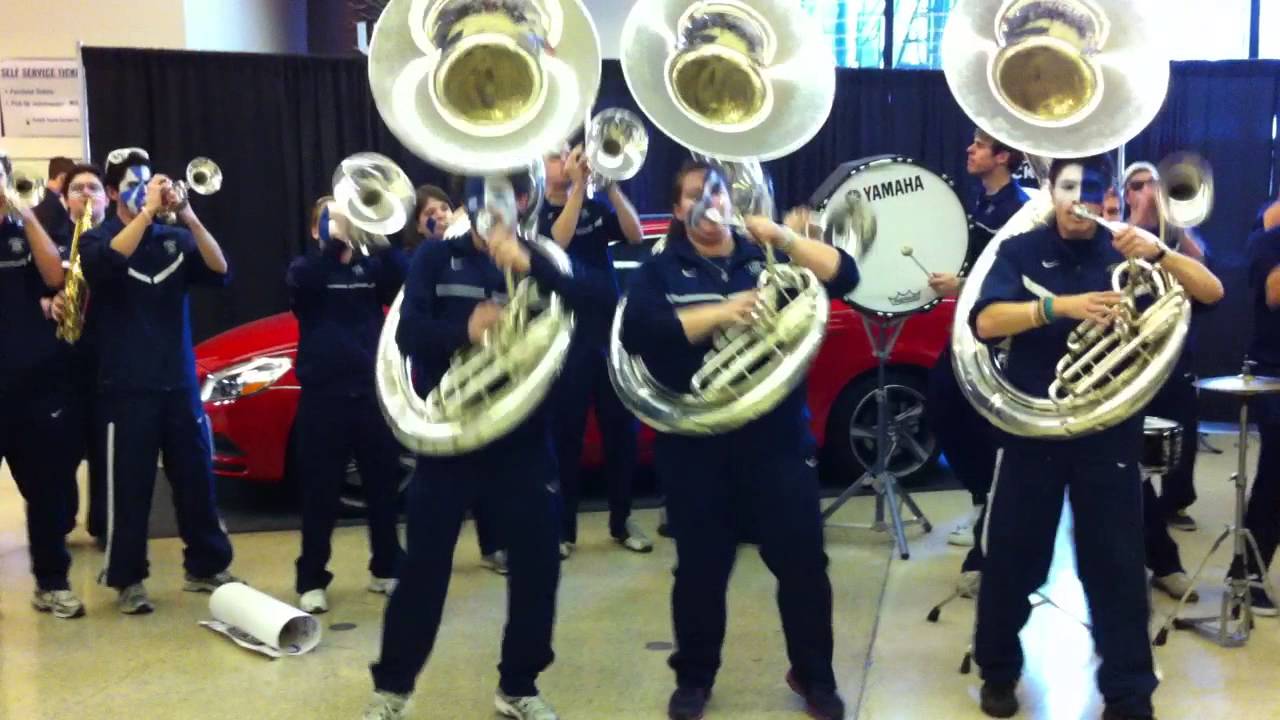 UConn Pep Band at 2011 Big East Championship in NYC - Talkin' Out Da Side Of Ya Neck