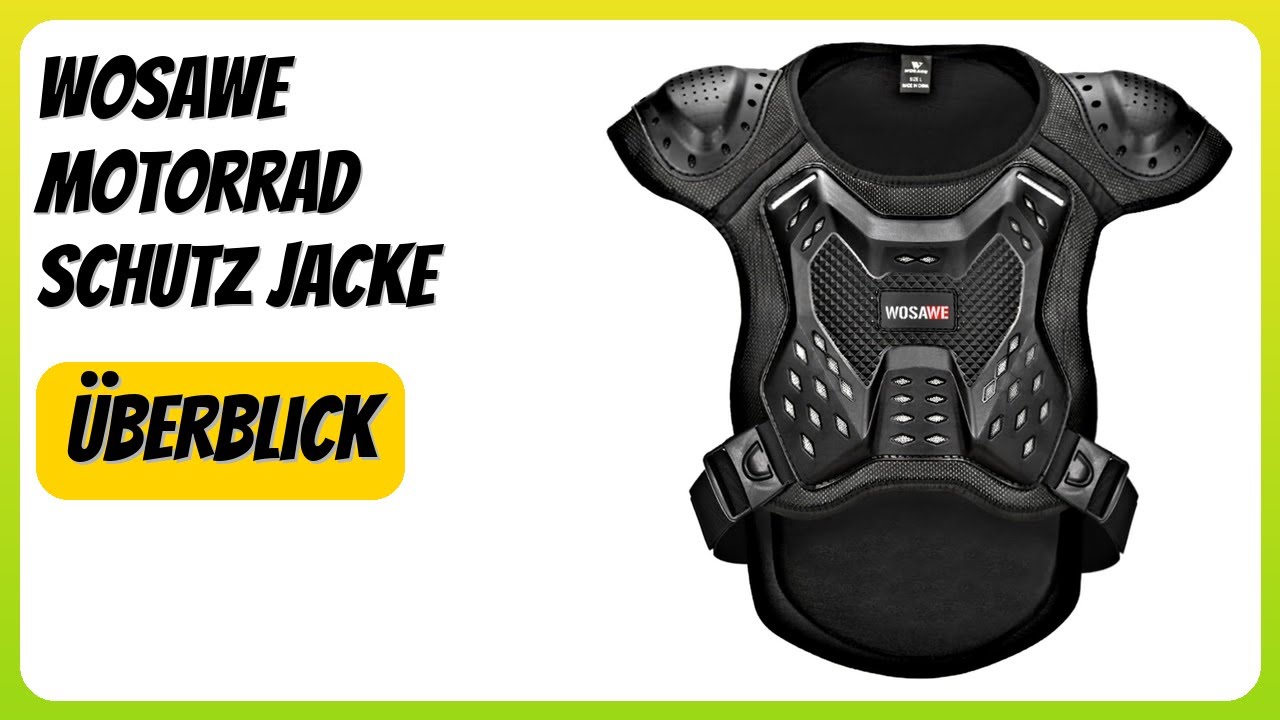 BEWERTUNG (2026): WOSAWE Motorrad Schutz Jacke. Infos