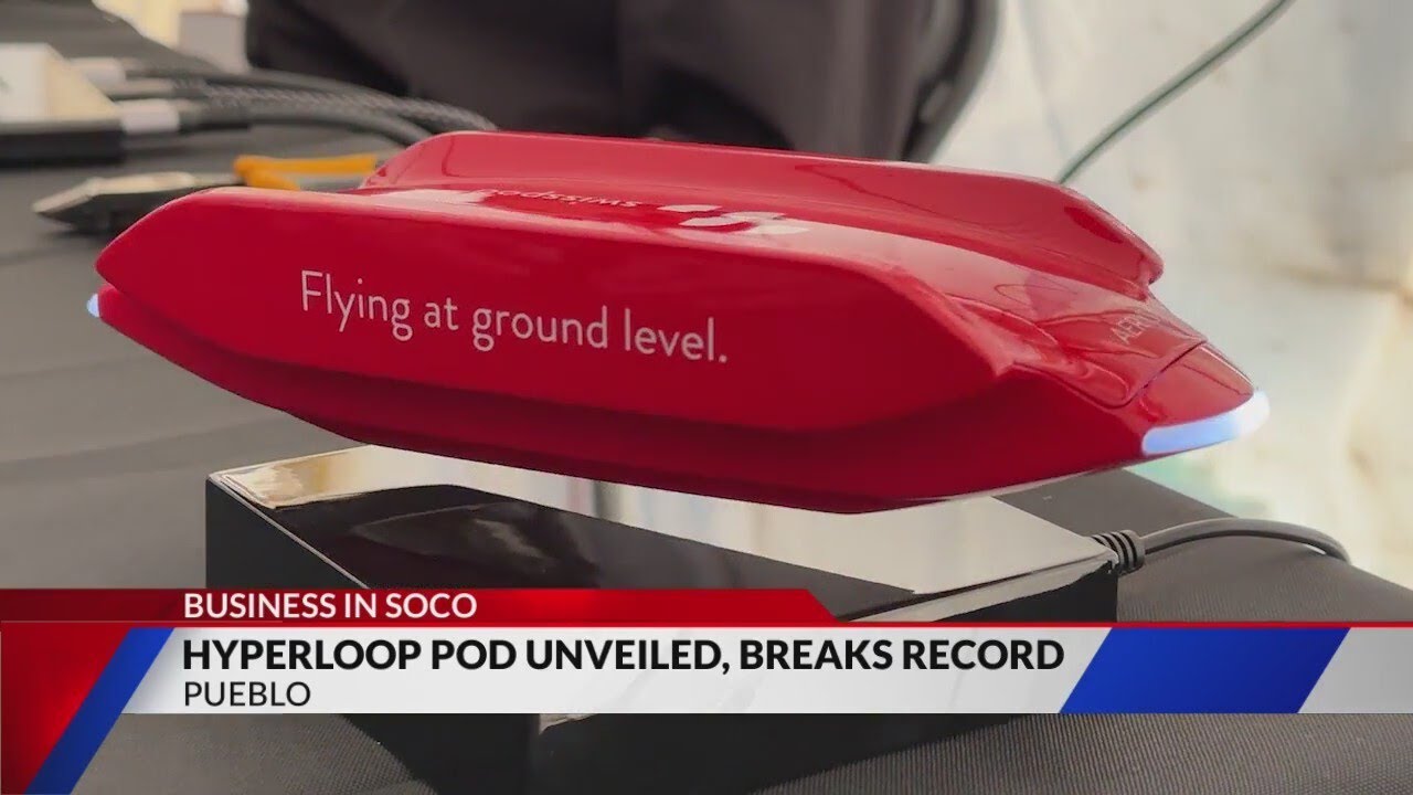 Swisspod's Aerys 1 sets hyperloop speed record in Pueblo