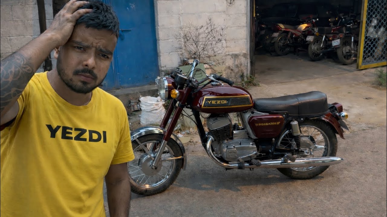 YEZDI ROADKING ಯಾಕೊ ಸ್ವಲ್ಪ ತೊಂದ್ರೆ ಕೊಡ್ತಿದೆ🙄💀