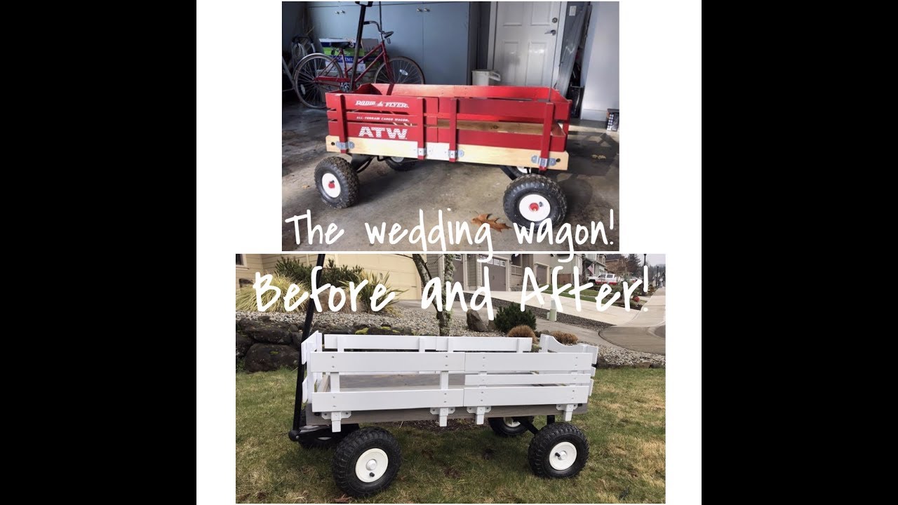 THE WEDDING WAGON! BEFORE AND AFTER TRANSFORMATION!