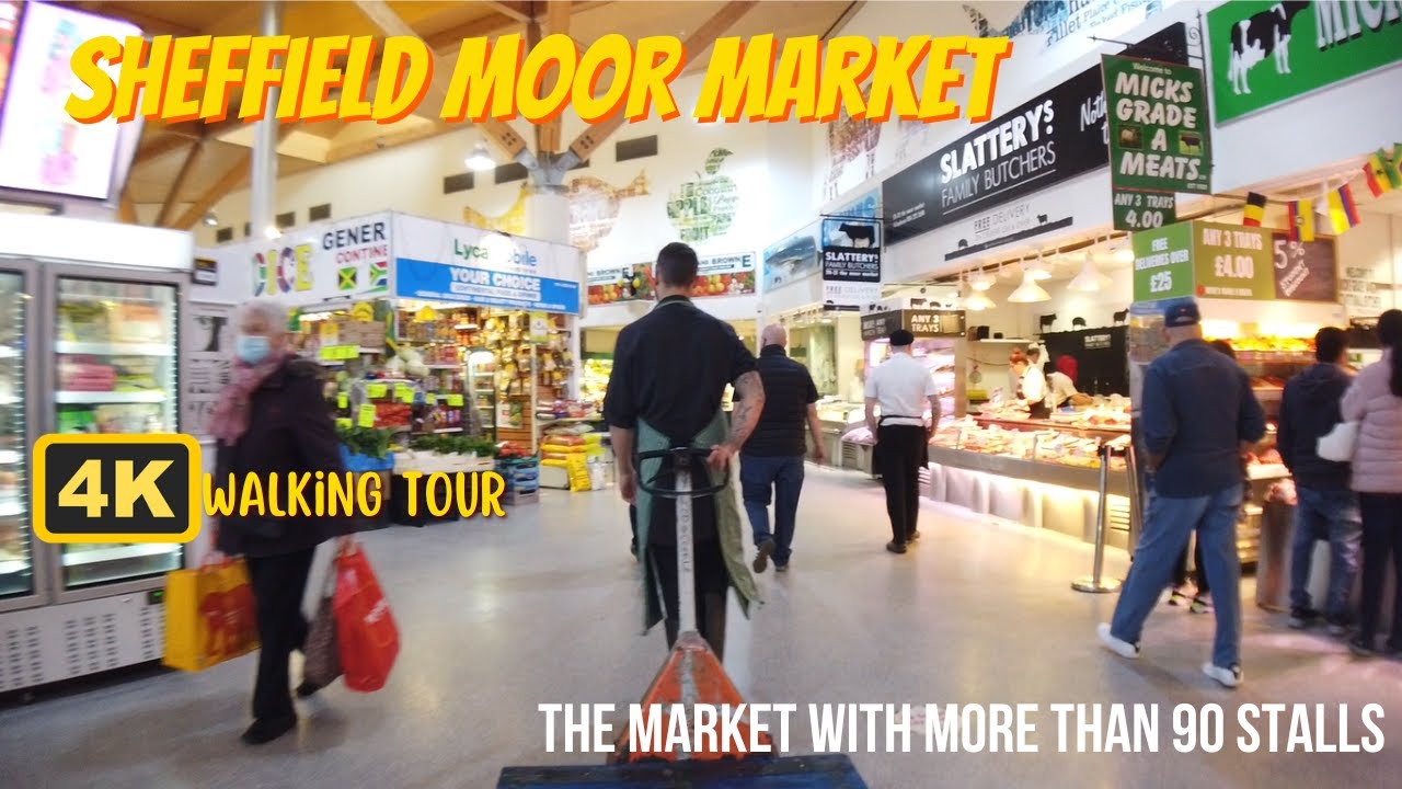 🇬🇧 The Moor Market | Sheffield walking Tour | may 2022 |