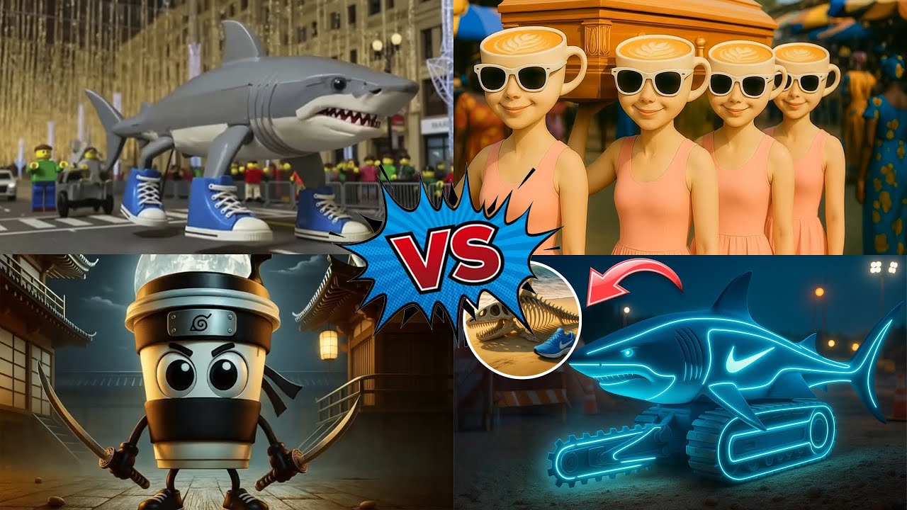 BRAINROT PARADE 🆚 BALLERINA COPUCHINO 🆚 COPPUCHINO ASSASINO 🆚 BRAINROT EXTINCTION-Tiles Hop EDM Rush