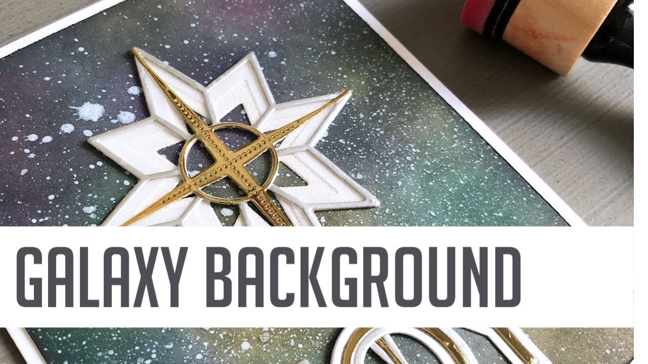 Distress Oxide Galaxy Background