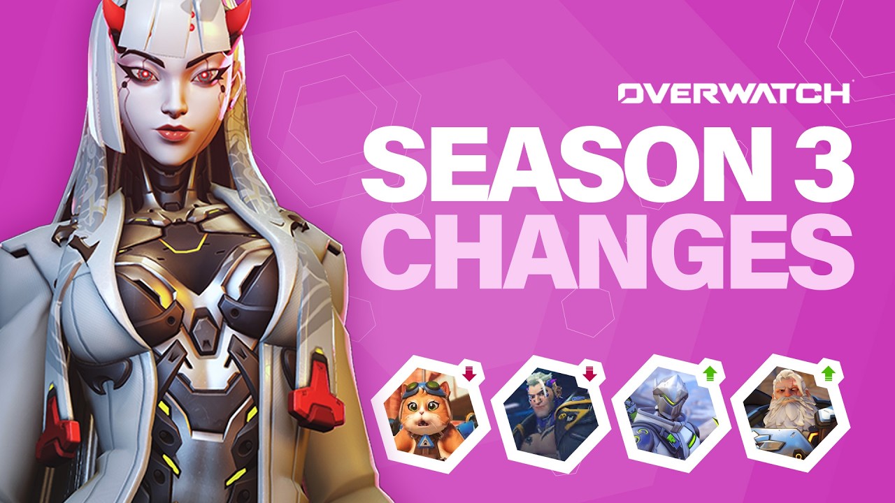 Все изменения в 3-м сезоне Overwatch! Разбор патчноутов.