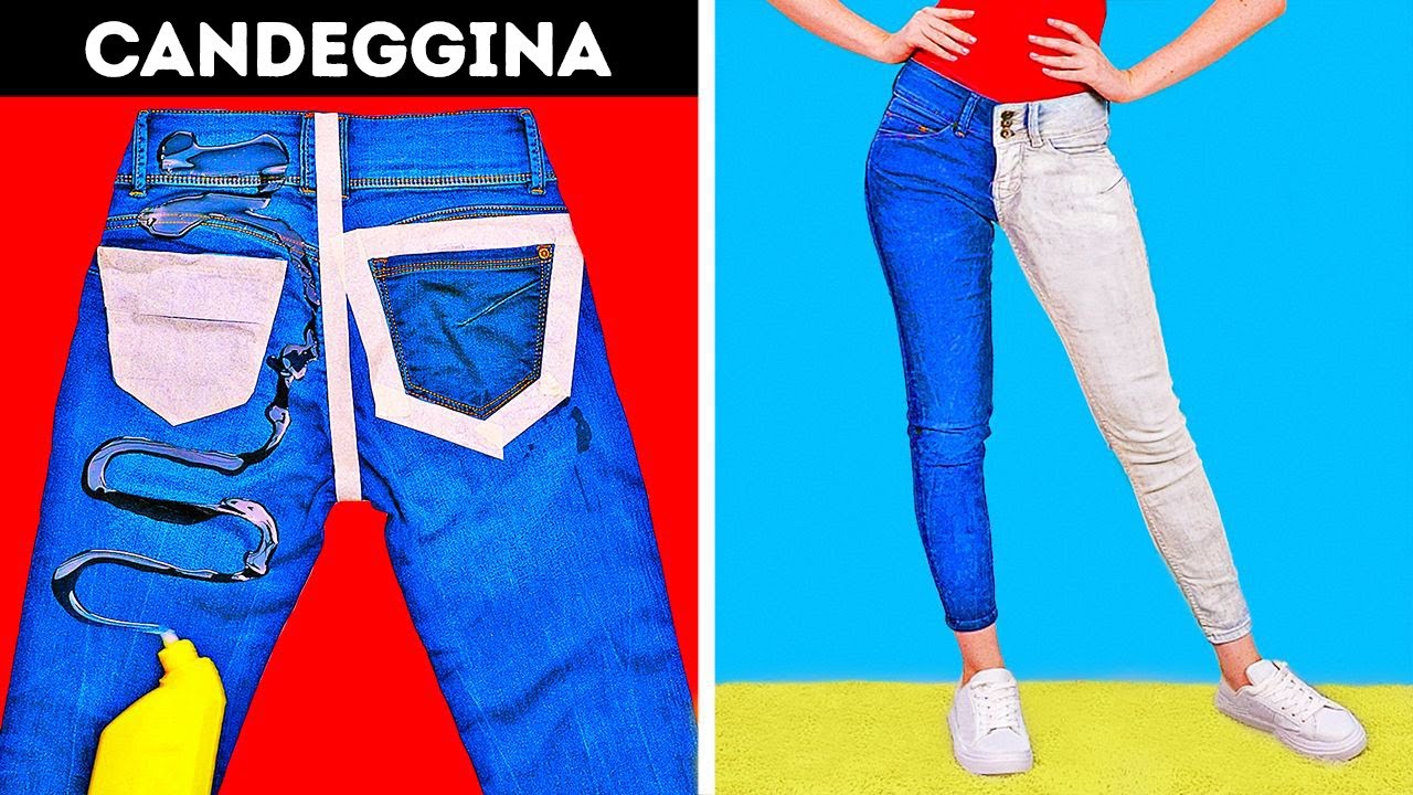 29 MODI PER DECORARE I TUOI VESTITI CON LA CANDEGGINA