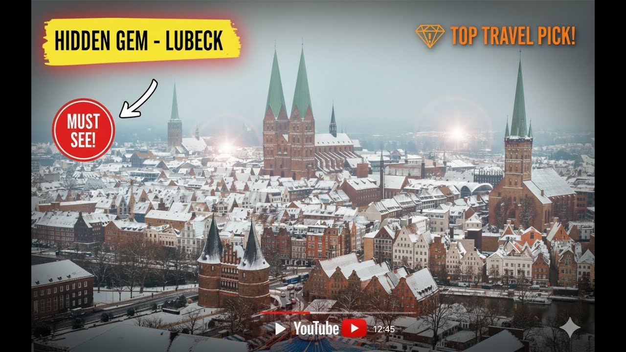 Is it from Harry Potter? No, its from this hidden gem Lubeck in Germany. A beautiful drone video
