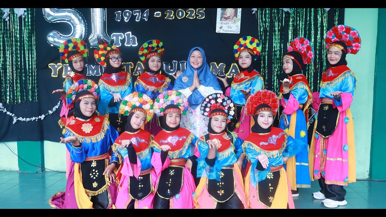 Atraksi siswa pada acara Milad ke 51 Miftahul Amal 2025