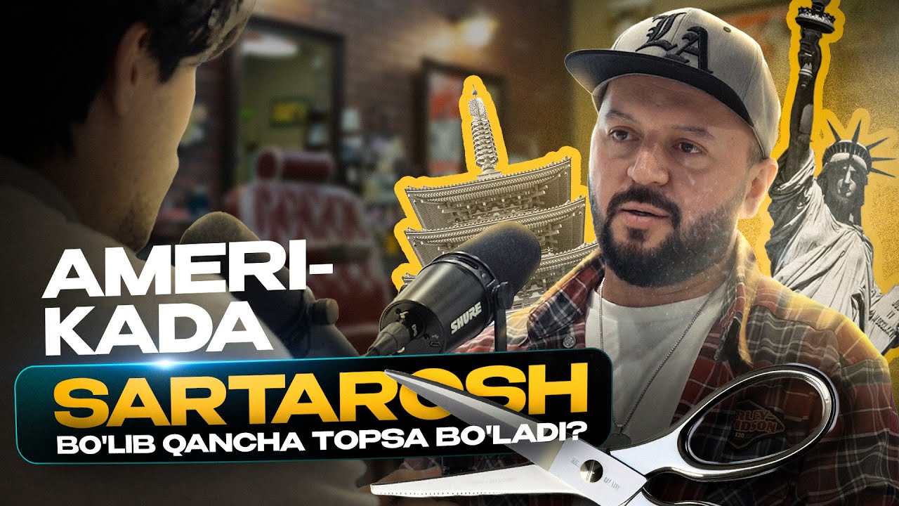 Amerikada sartarosh bo'lib qancha topsa bo'ladi?