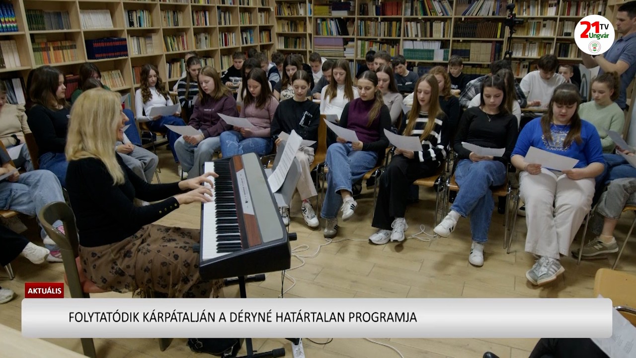 Aktuális (2026.03.16) - Folytatódik Kárpátalján a Déryné Határtalan Programja