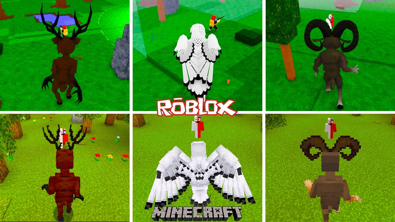 What if I BECOME EVERYONE in 99 Nights in the Forest vs Minecraft