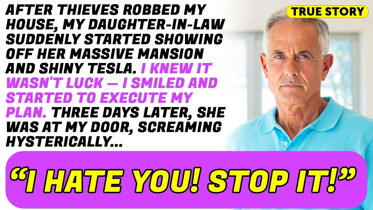 After I Was Robbed, My Daughter-in-law Flaunted Her Mansion And Tesla—my Revenge Broke Her!
