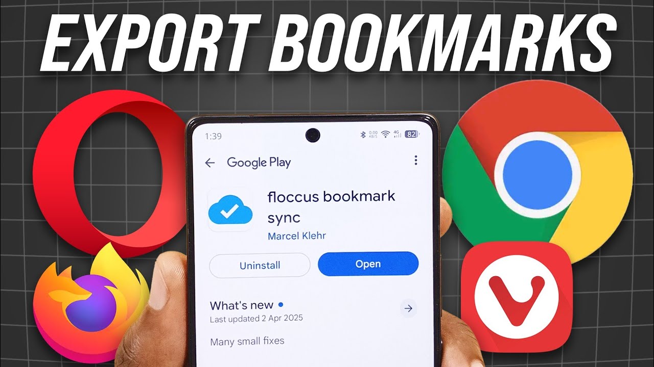 Floccus: How to Import/Export Bookmarks from other Browsers