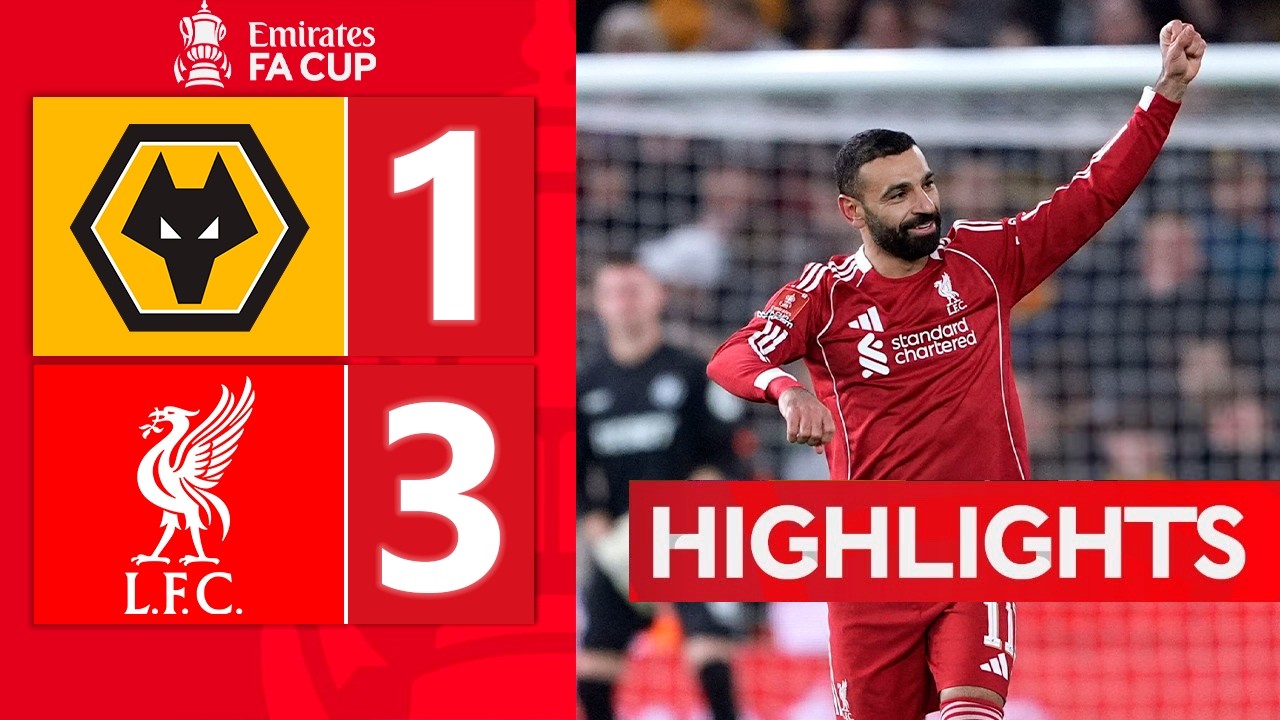 Wolves vs Liverpool | 1-3 | Highlights | FA Cup 2025/26 | wolves liverpool