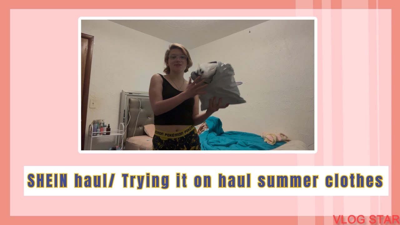 SHEIN haul/ Trying it on haul summer clothes. #shein #sheinhaul #summerhaul @SHEINOFFICIAL