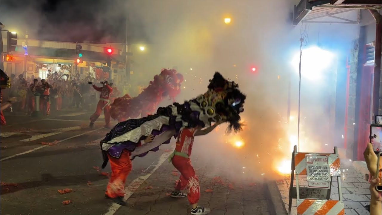 2026 Chinatown Hawaii | Lion Dance  Firecrackers  🧨🧨🧨🧨