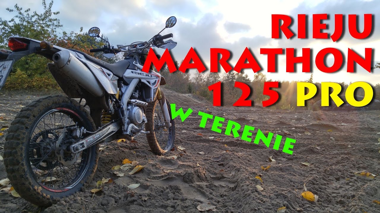 Rieju Marathon 125 Pro w terenie ( 2016 )