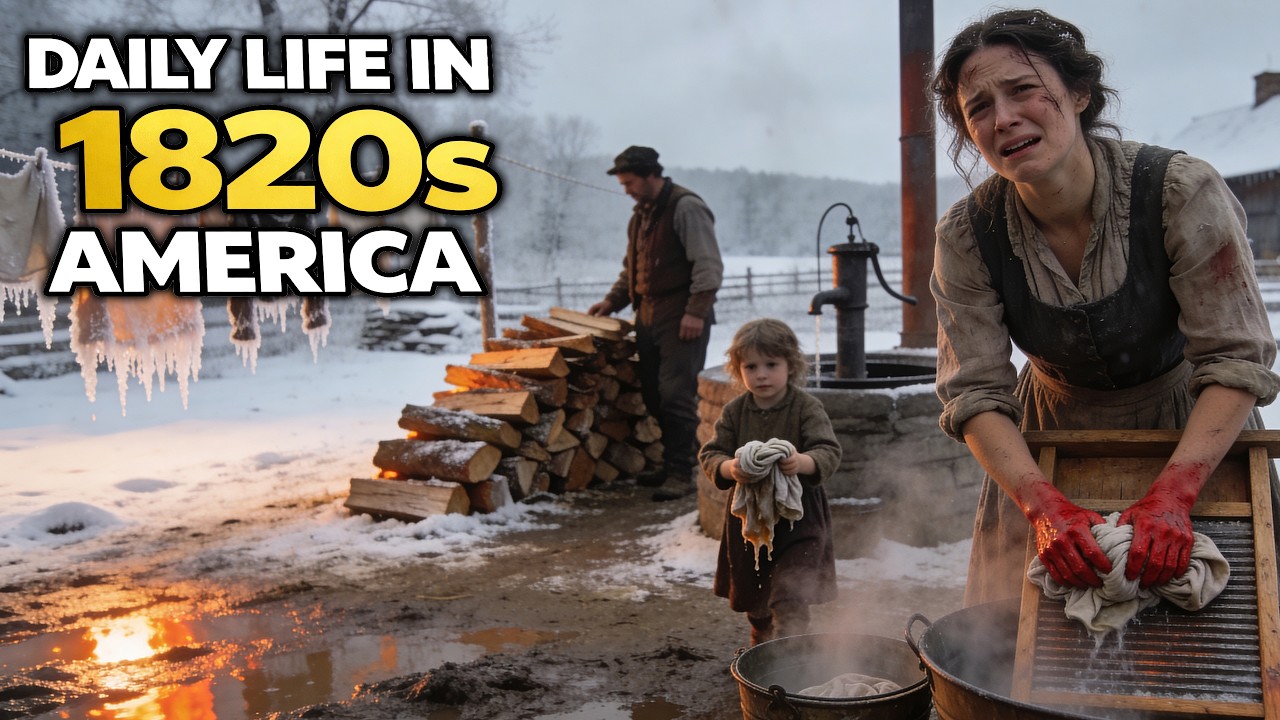 What Everyday Life Was REALLY Like in 1820s America | Relaxing History to Fall Asleep