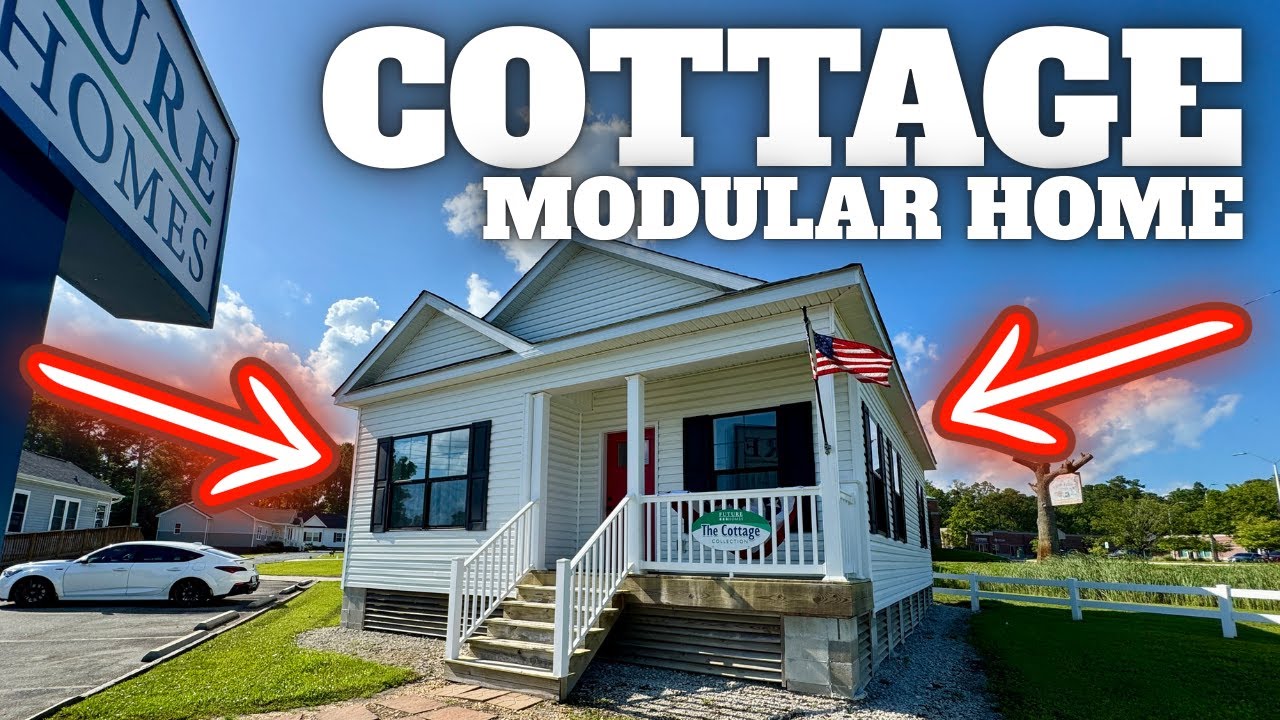 NEVER SEEN a COTTAGE type modular home like this! Prefab House Tour