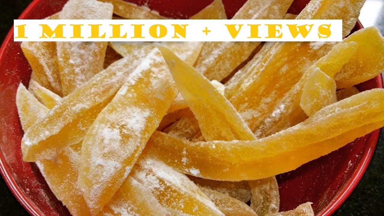 உலர்ந்த இனிப்பு மாங்காய் | Sun Dried Sweetened Raw Mango