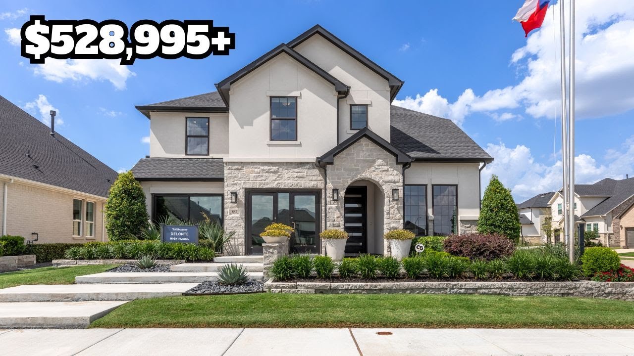 This LUXURIOUS Toll Brothers Model Home In Justin, Texas | Real Estate | Realtor | Wildflower Ranch