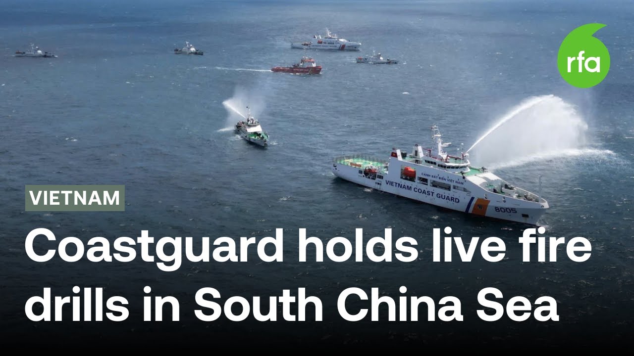Vietnam coast guard holds rare live fire exercise | Radio Free Asia (RFA)